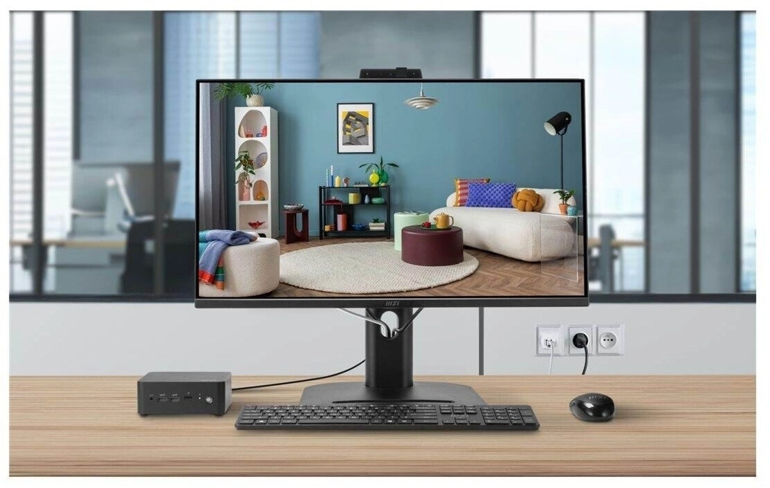 Монитор MSI 27" Pro MP275QPDG черный IPS LED 16:9 HDMI M/M Cam матовая HAS Piv 250cd 178гр/178гр 2560x1440 100Hz DP Quad HD 2K (1440p) USB 7.05кг — миниатюра 7