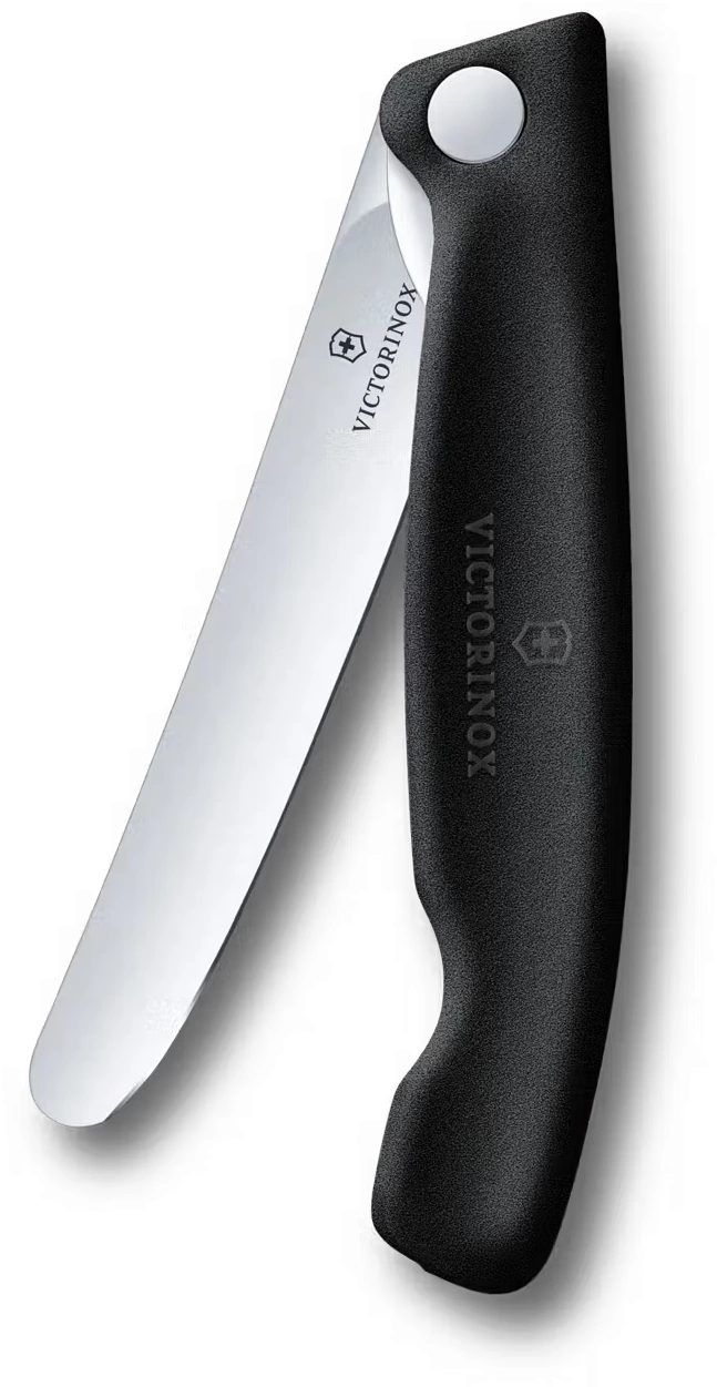 Нож кухонный Victorinox Swiss Classic 6.7803.F стальной универсальный для овощей лезв.110мм прямая заточка черный карт.коробка — миниатюра 3