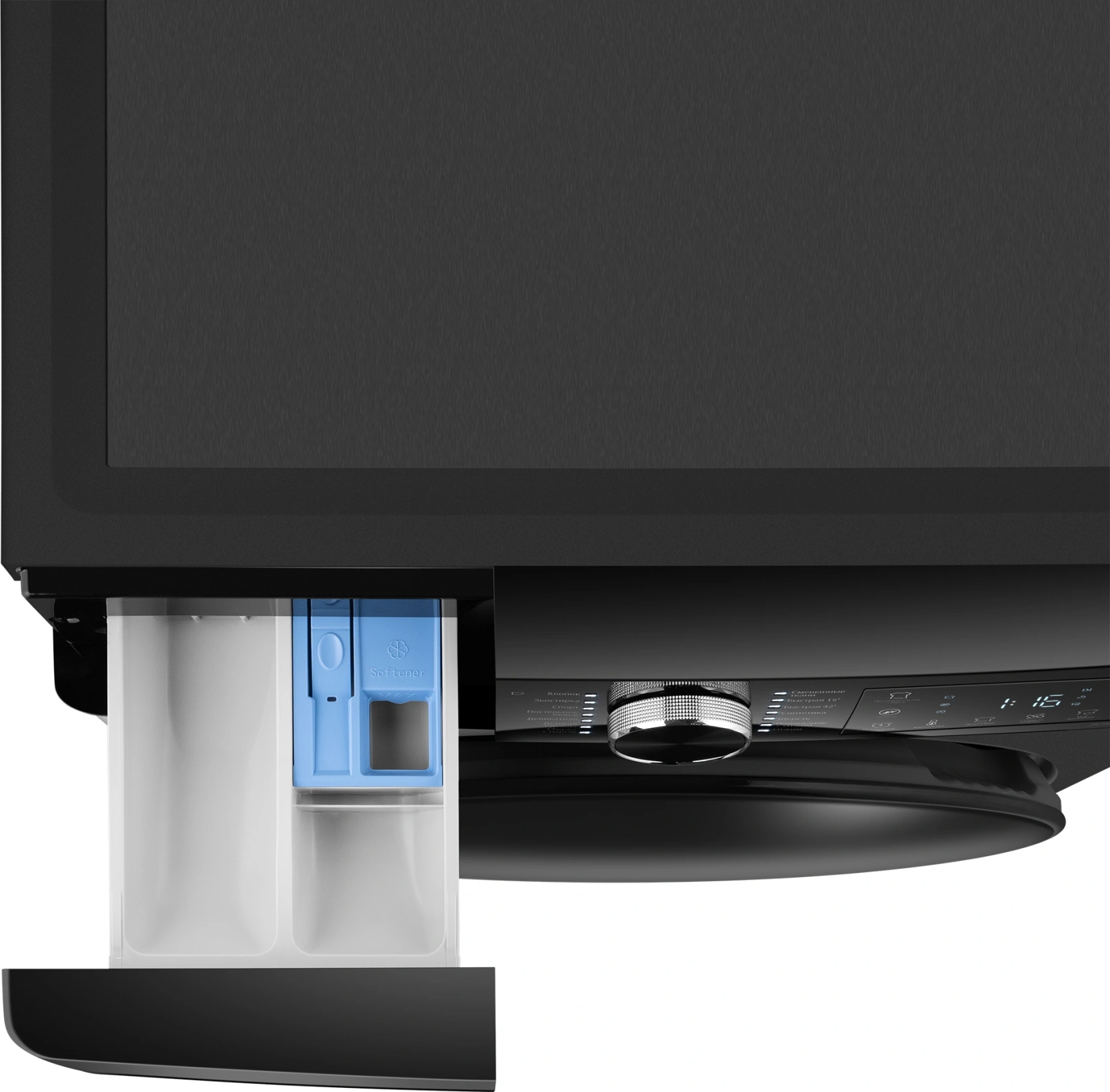 Стиральная машина Weissgauff WM 59411 Direct Drive Inverter Steam Matt Black класс: A+++ загр.фронтальная макс.:11кг черный инвертор — миниатюра 9