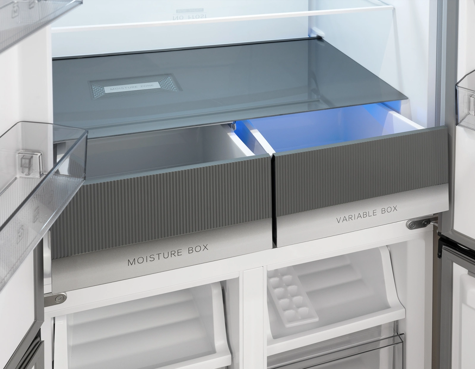 Холодильник Weissgauff WCD 450 BEG NoFrost Inverter 3-хкамерн. бежевый инвертер — миниатюра 10