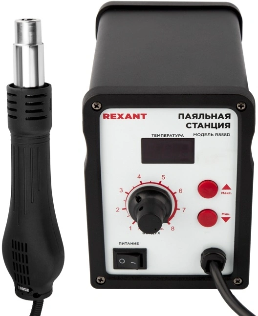 Паяльная станция Rexant 12-0714 электрич. 700Вт — фото 1