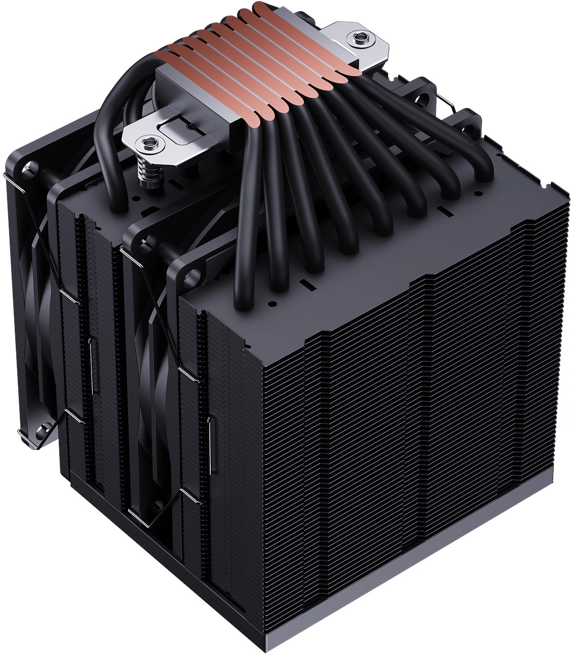 Устройство охлаждения(кулер) Bloody AC-14 Soc-AM5/AM4/1200/1700/1851 черный 4-pin 20-30dB Al+Cu 280W 913gr Ret (AC-14-280-BK) — миниатюра 10