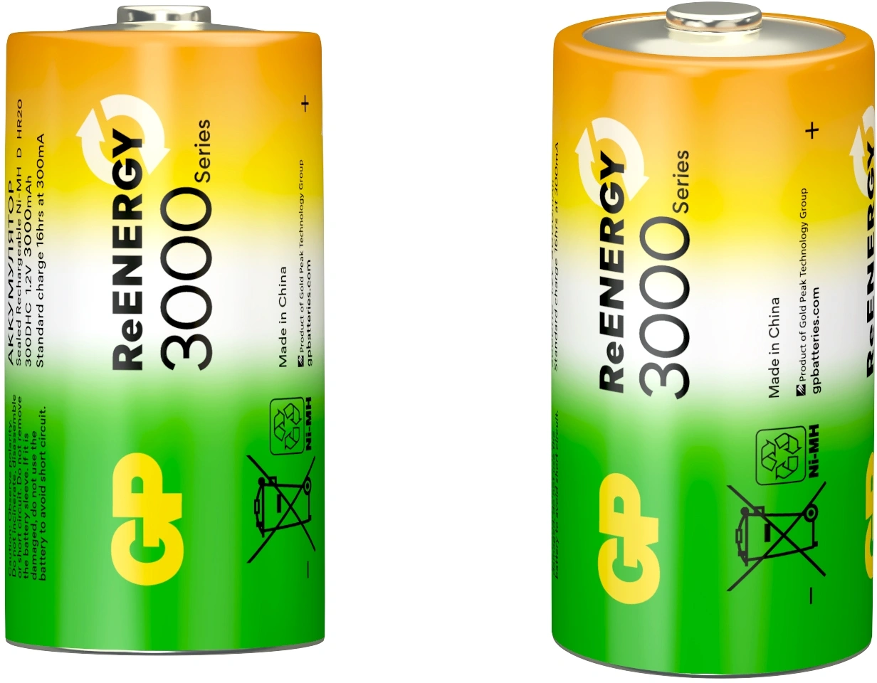 Аккумулятор GP 300CHC C NiMH 2000mAh (2шт) — миниатюра 4