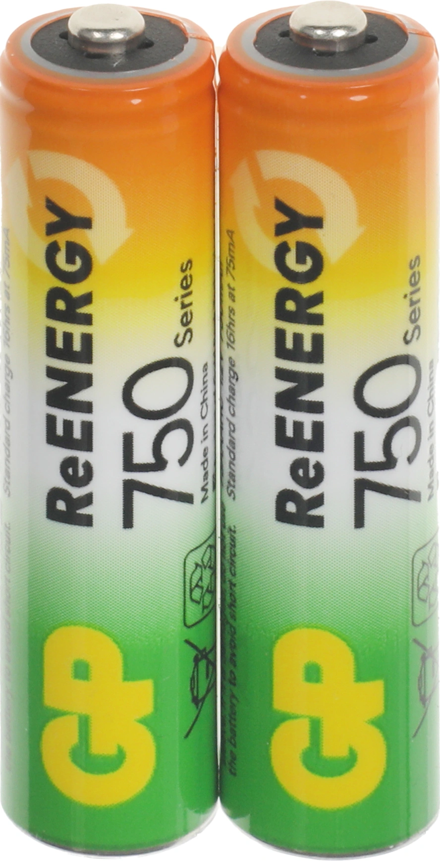 Аккумулятор GP 75AAAHCRGY-2CRCB2 AAA NiMH 750mAh (2шт) — миниатюра 4