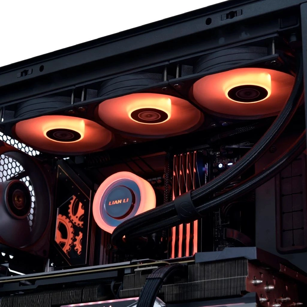Система водяного охлаждения Lian-Li Galahad II Lite 360R ARGB Soc-AM5/AM4/1700/1851 черный34.8dB Al+Cu Ret (G89.GA2L36RB.R0) — миниатюра 3
