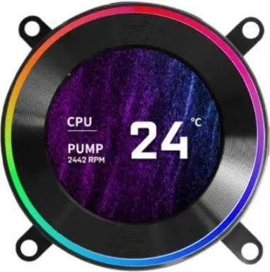 Система водяного охлаждения Lian-Li HydroShift II LCD-C 360CL ARGB Soc-AM5/AM4/1700/1851 черный 4-pin 31dB Al+Cu LCD Ret (G89.GHS2LCD36RB.R0) — миниатюра 5