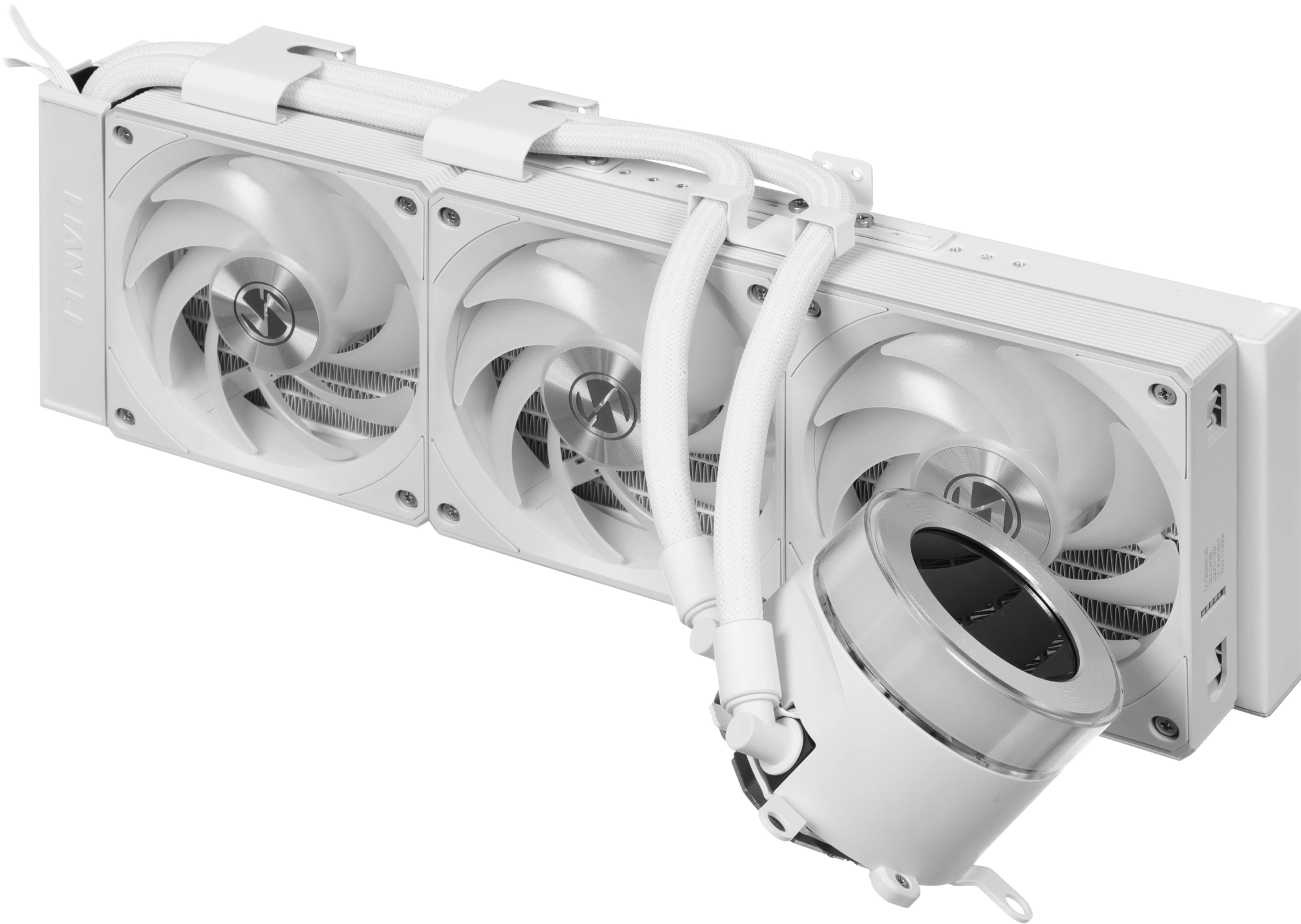 Система водяного охлаждения Lian-Li HydroShift II LCD-C 360CL ARGB Soc-AM5/AM4/1700/1851 белый 4-pin 31dB Al+Cu LCD Ret (G89.GHS2LCD36RW.R0) — миниатюра 5