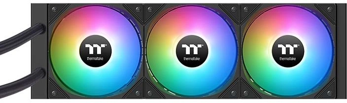 Система водяного охлаждения Thermaltake LA360 ARGB Soc-AM5/AM4/1200/1700/1851 черный 4-pin 38.35dB Al 360W Ret (CL-W459-PL12SW-A) — миниатюра 4