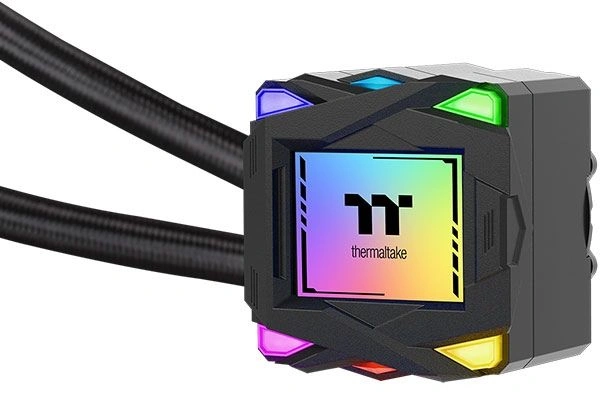 Система водяного охлаждения Thermaltake LA360 ARGB Soc-AM5/AM4/1200/1700/1851 черный 4-pin 38.35dB Al 360W Ret (CL-W459-PL12SW-A) — миниатюра 2