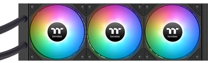 Система водяного охлаждения Thermaltake LA360-S ARGB Soc-AM5/AM4/1200/1700/1851 черный 4-pin 38.35dB Al LCD 360W Ret (CL-W462-PL12SW-A) — миниатюра 3