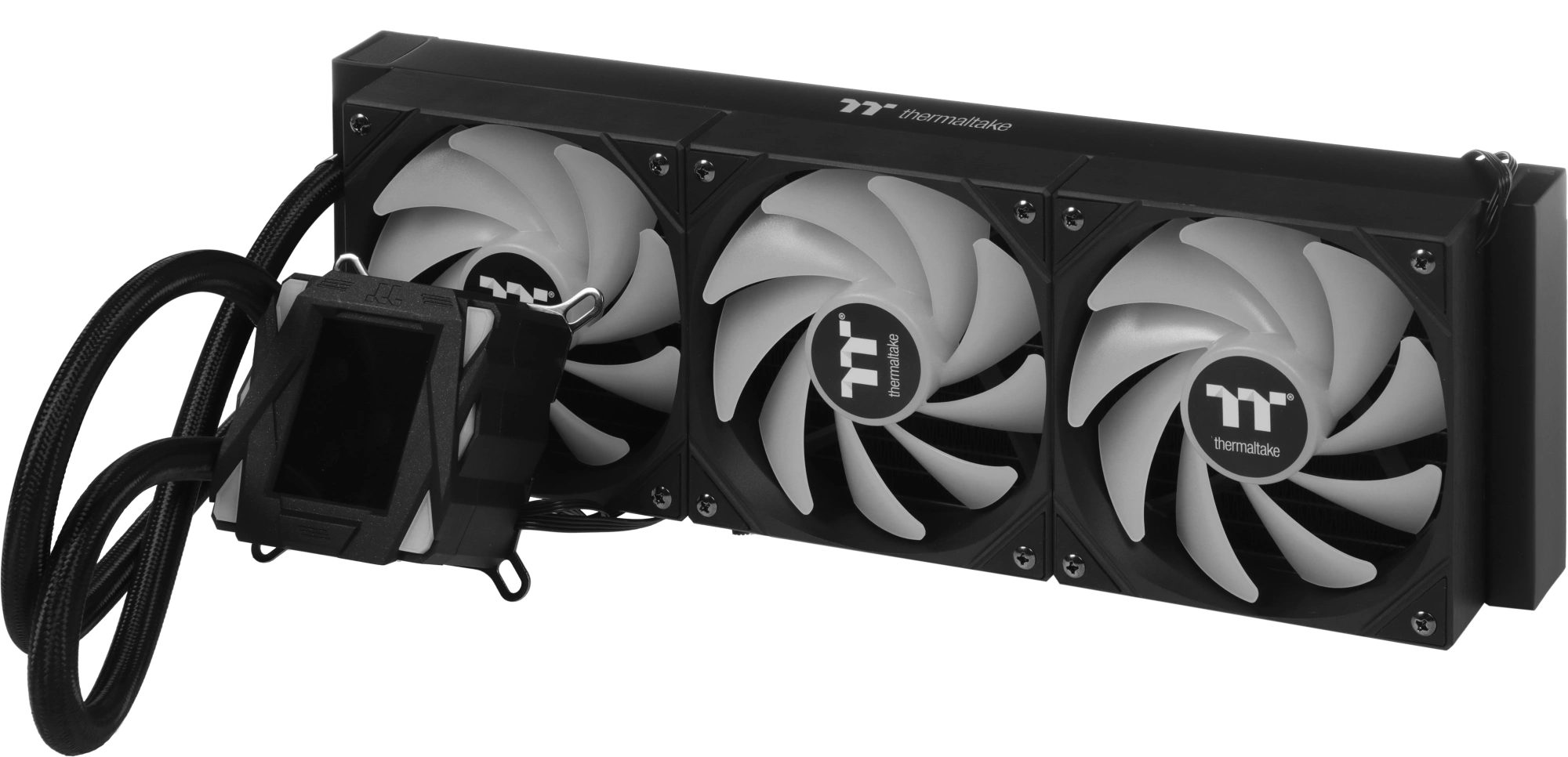 Система водяного охлаждения Thermaltake LA360-S ARGB Soc-AM5/AM4/1200/1700/1851 черный 4-pin 38.35dB Al LCD 360W Ret (CL-W462-PL12SW-A) — миниатюра 18