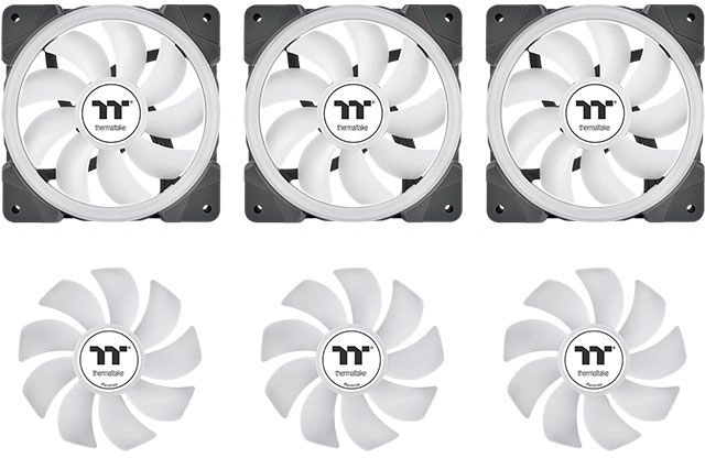 Система водяного охлаждения Thermaltake MAGFloe 360 Ultra ARGB Soc-AM5/AM4/1200/1700/1851 черный 4-pin 30.6-32.5dB Al LCD 355W Ret (CL-W432-PL12SW-A) — миниатюра 5