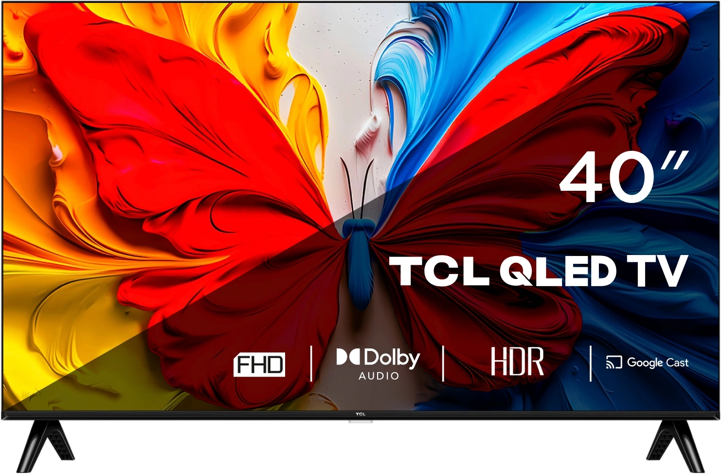 Телевизор QLED TCL 40" 40S5K черный FULL HD 60Hz DVB-T DVB-T2 DVB-C DVB-S DVB-S2 USB WiFi Smart TV — миниатюра 3