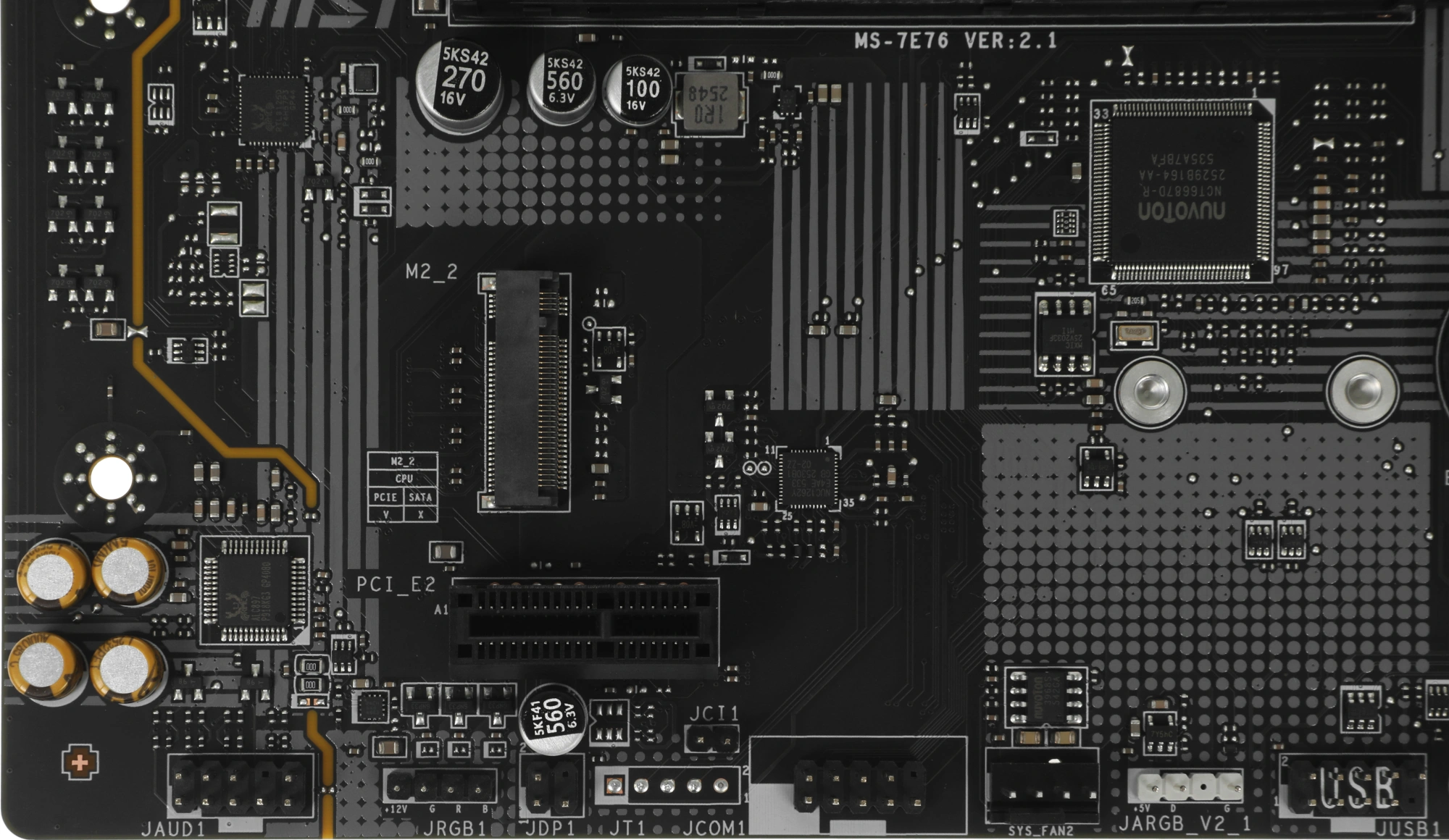 Материнская плата MSI PRO B840M-B Socket AM5 AMD B840 2xDDR5 mATX AC`97 8ch(7.1) 2.5Gg RAID+VGA+HDMI — миниатюра 10