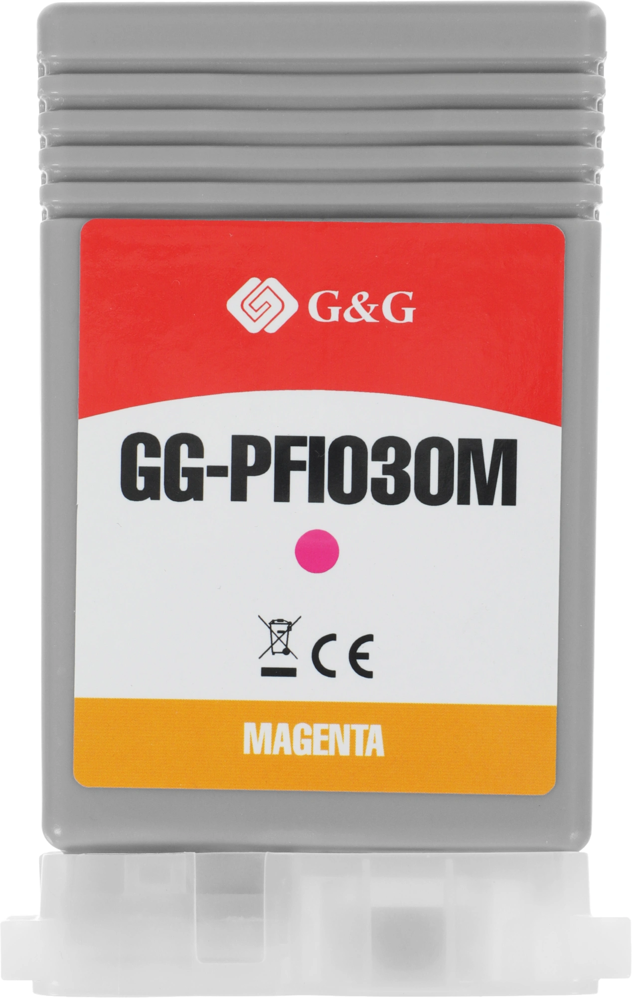 Картридж струйный G&G GG-PFI030M PFI-030M пурпурный (55мл) для Canon imagePROGRAF TA-20/30 — миниатюра 2