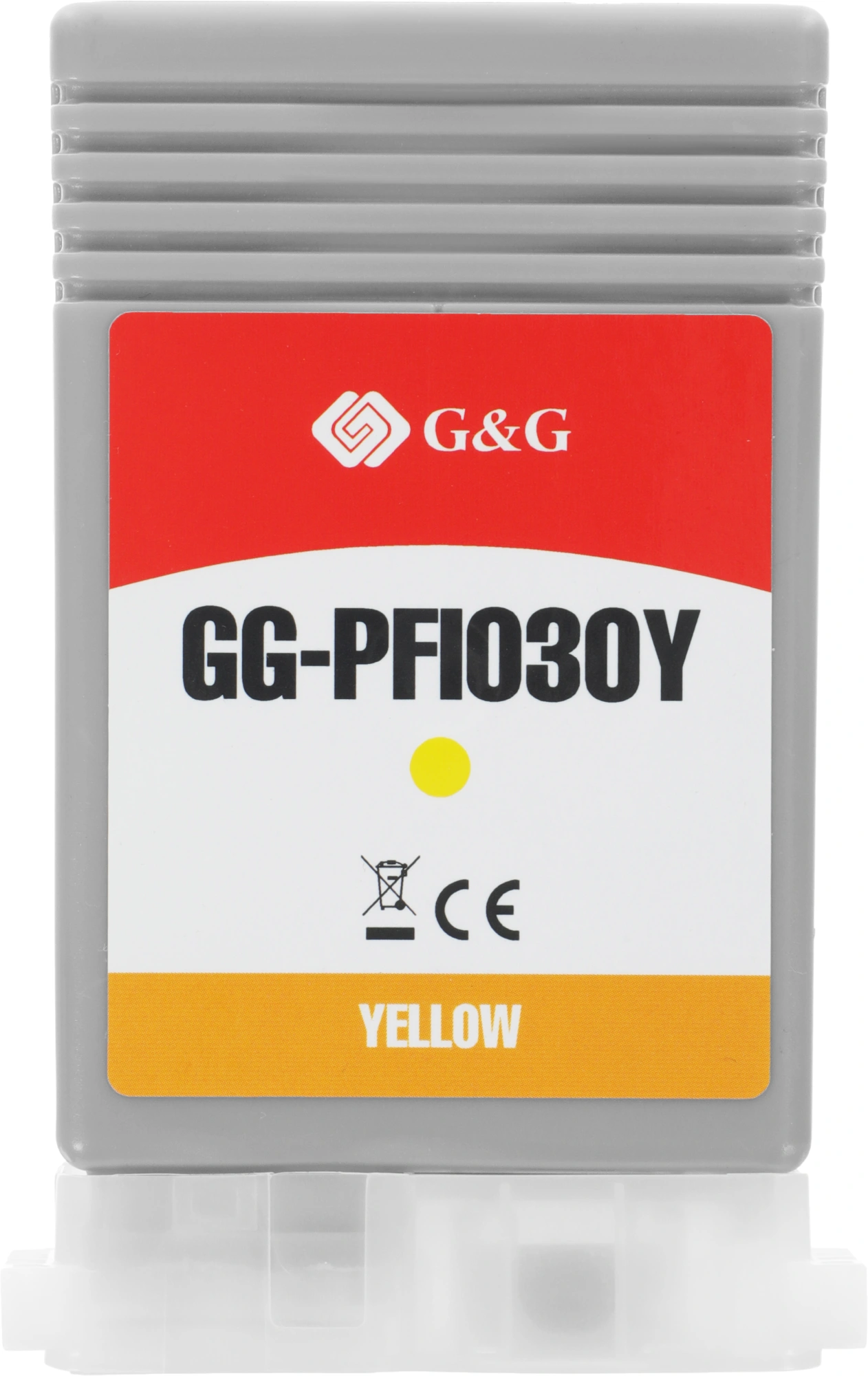 Картридж струйный G&G GG-PFI030Y PFI-030Y желтый (55мл) для Canon imagePROGRAF TA-20/30 — миниатюра 3
