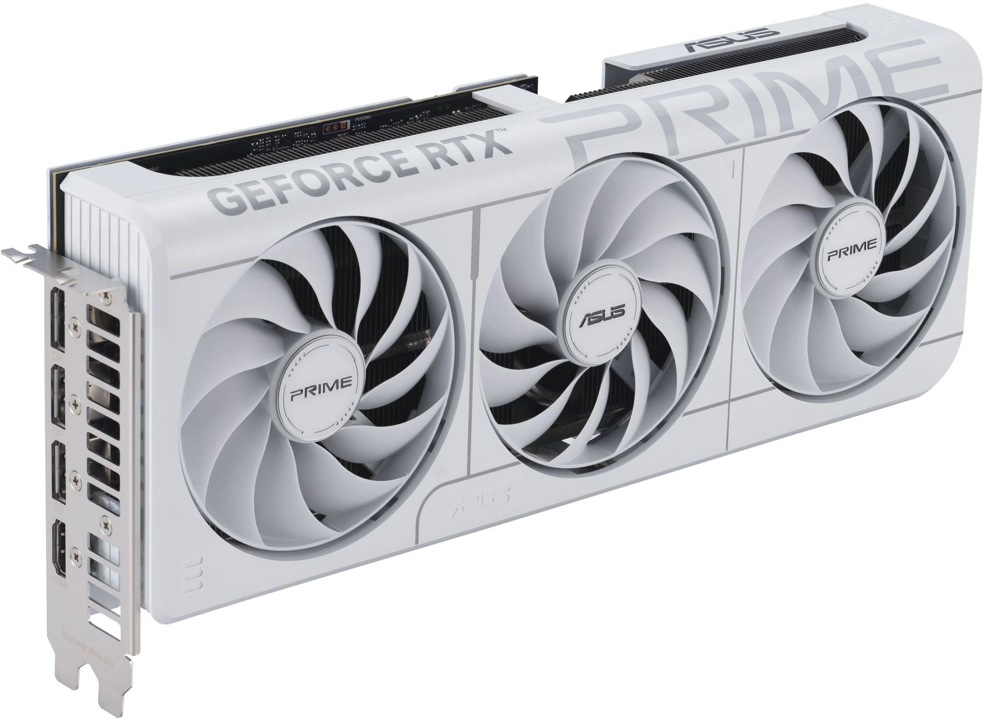 Видеокарта Asus PCI-E 5.0 PRIME-RTX5070-O12G-WHITE NVIDIA GeForce RTX 5070 12Gb 192bit GDDR7 2557/28000 HDMIx1 DPx3 HDCP Ret — миниатюра 4