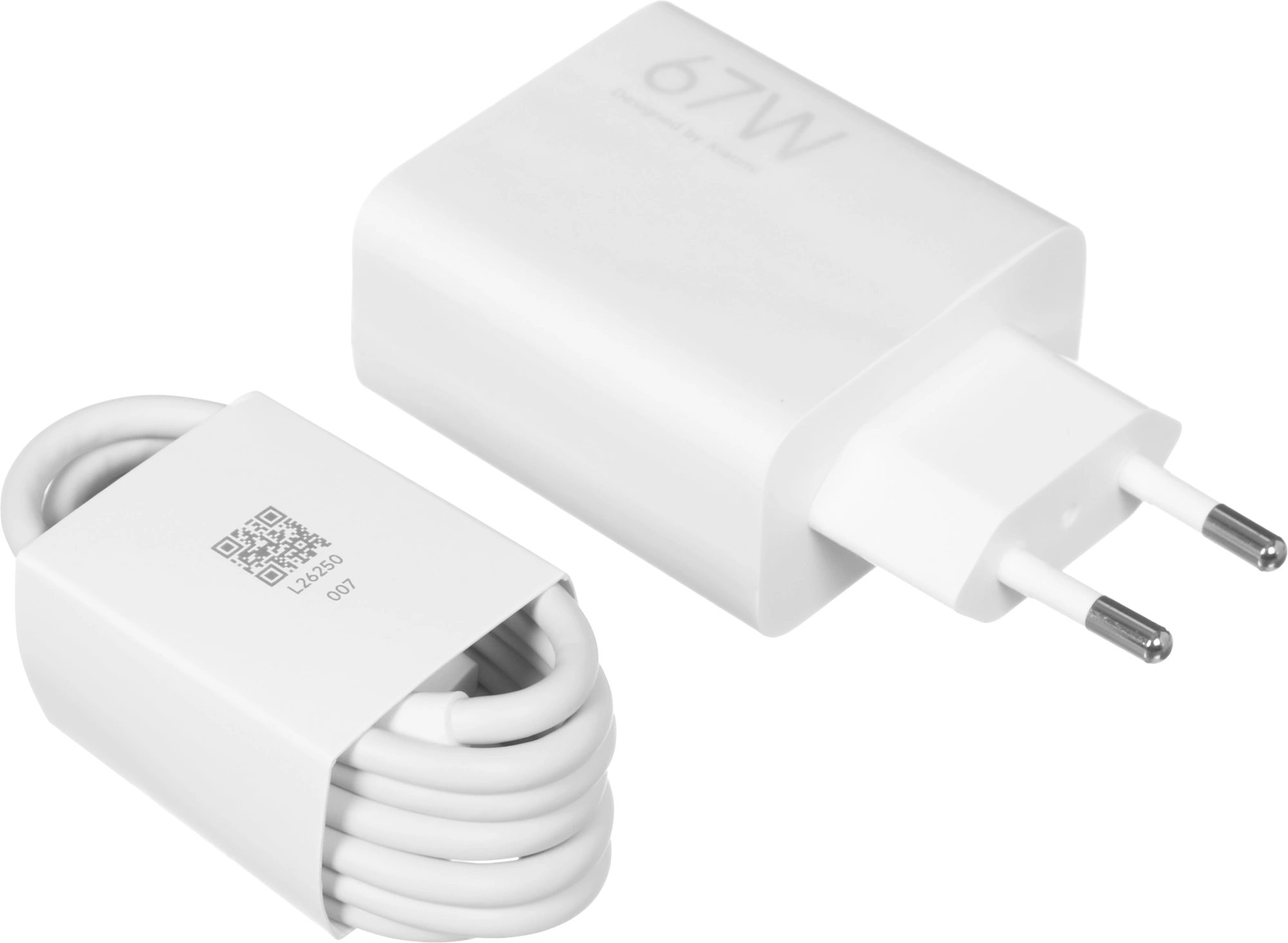 Сетевое зар./устр. Xiaomi BHR9465EU 67W 6A (PD) USB Type-C универсальное белый — миниатюра 9