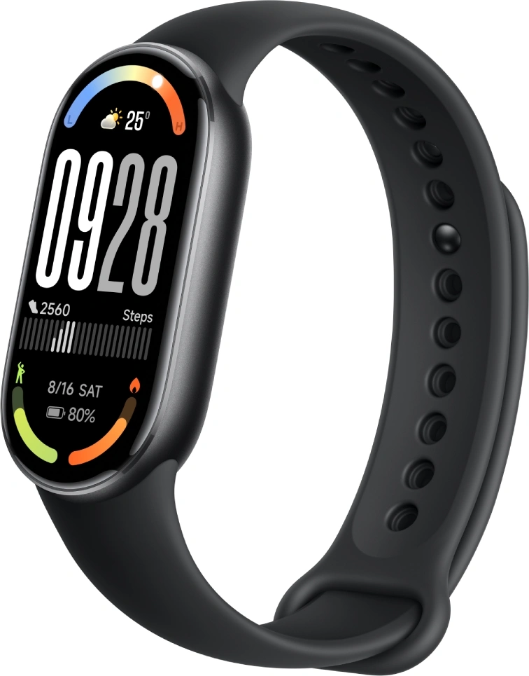 Фитнес-трекер Xiaomi Smart Band 10 AMOLED корп.:черный рем.:черный (BHR07PYGL) — фото 1