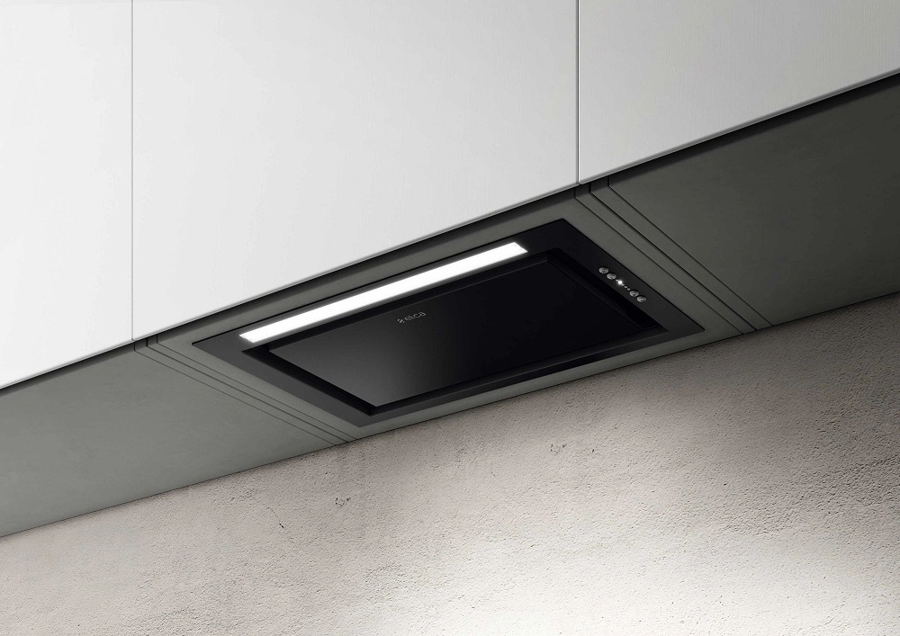Вытяжка встраиваемая Elica Hidden 2.0 BL MAT/A/72 черный управление: электронное (1 мотор) — фото 1