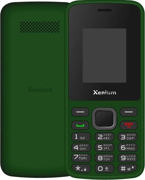 Мобильный телефон Xenium 175 X зеленый моноблок 2Sim 1.77" 128x160 Nucleus GSM900/1800 MP3 FM — фото 1