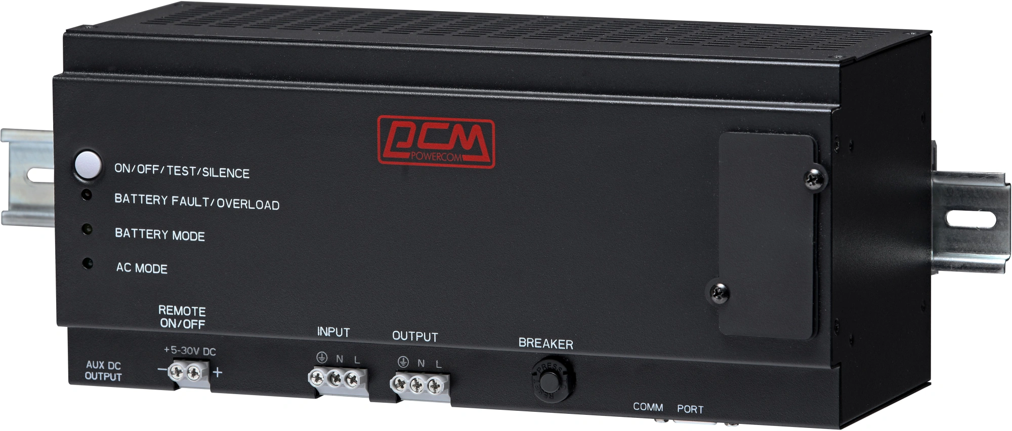 Источник бесперебойного питания Powercom DRU-1000 600Вт 1000ВА черный — миниатюра 2