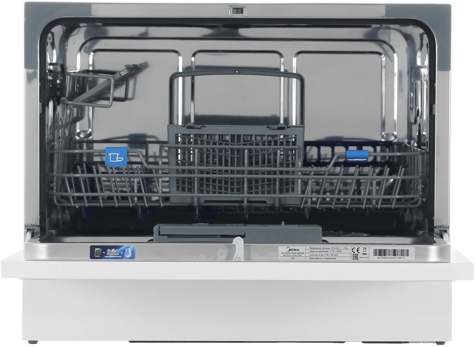 Посудомоечная машина Midea MCFD55S450Wi белый (компактная) — миниатюра 7