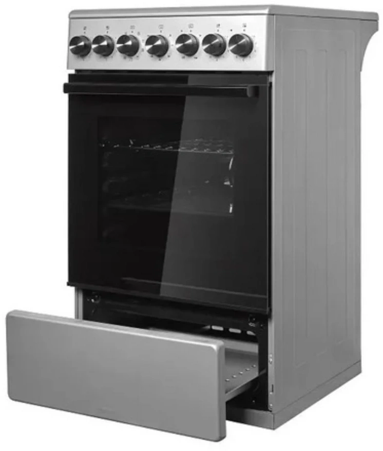 Плита Электрическая Midea MFO-M4E20T9E(SL) серебристый/черный стеклокерамика (без крышки) — миниатюра 4
