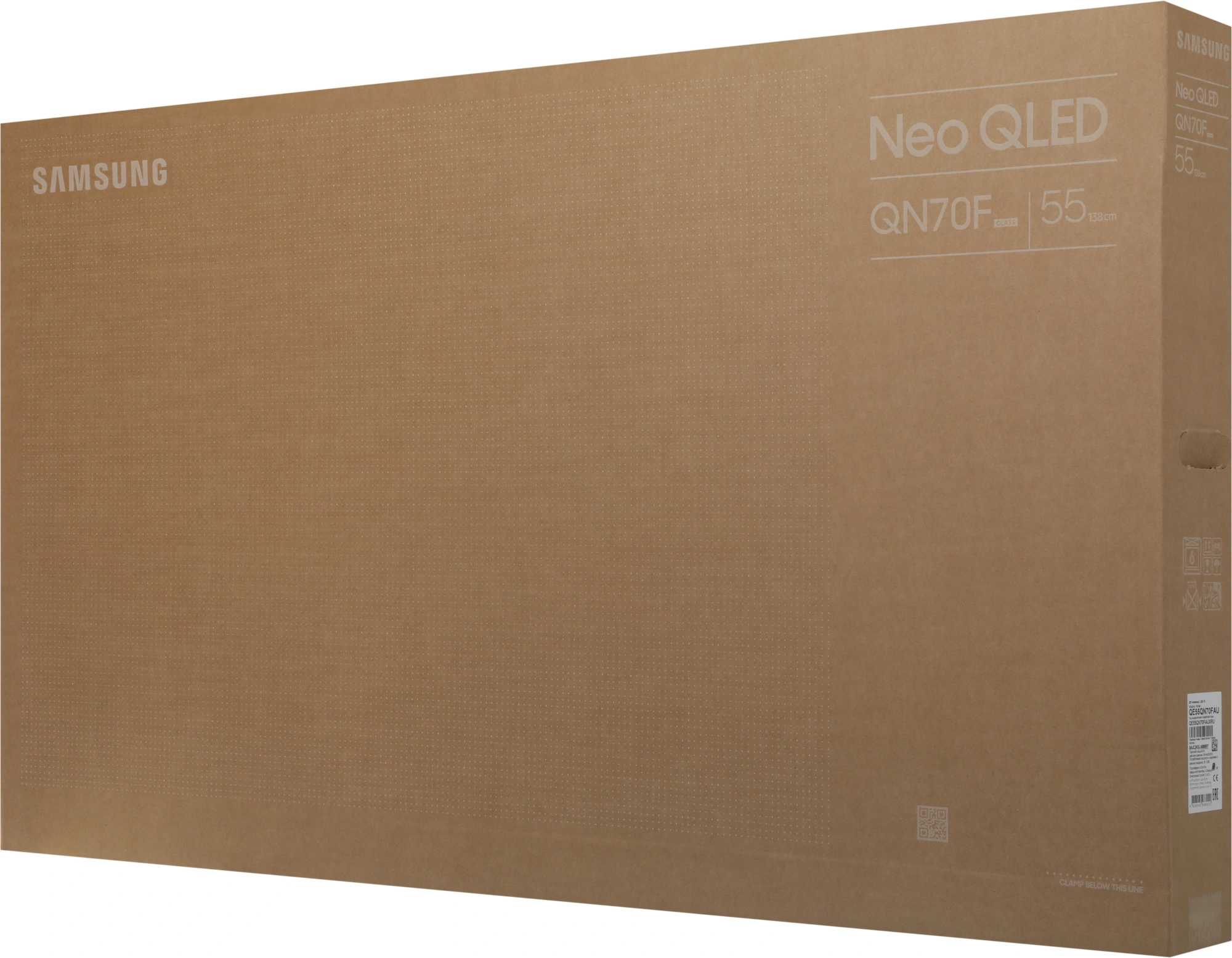 Телевизор QLED Samsung 55" QE55QN70FAUXRU Series 7 черный 4K Ultra HD 120Hz DVB-T2 DVB-C DVB-S2 USB WiFi Smart TV — миниатюра 8