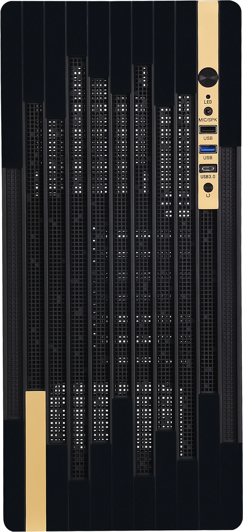 Корпус Accord ACC-188R2 черный без БП ATX 6x120mm 2xUSB2.0 1xUSB3.0 audio — миниатюра 2