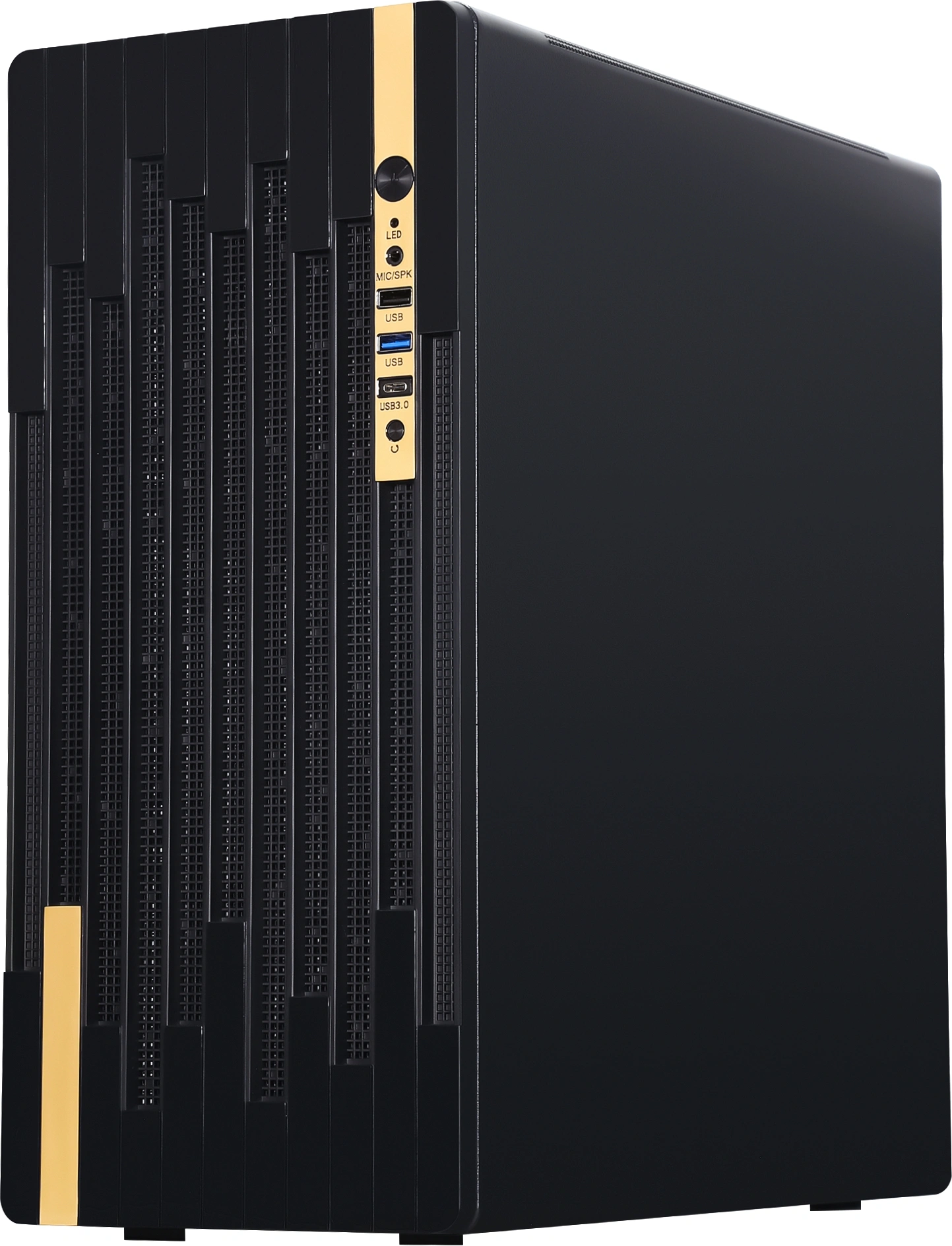 Корпус Accord ACC-188R2 черный без БП ATX 6x120mm 2xUSB2.0 1xUSB3.0 audio — миниатюра 8
