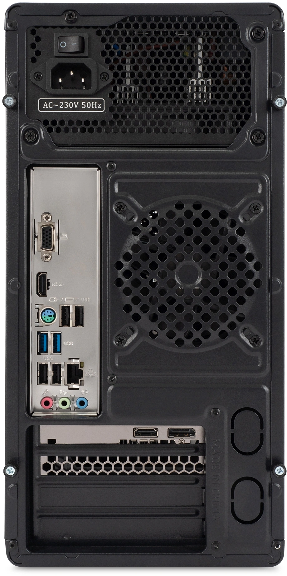 ПК IRU Tactio 310H6SEA MT i3 13100F (3.4) 16Gb SSD512Gb RTX3050 6Gb FreeDOS GbitEth 600W черный (RUS) (2113605) — миниатюра 20
