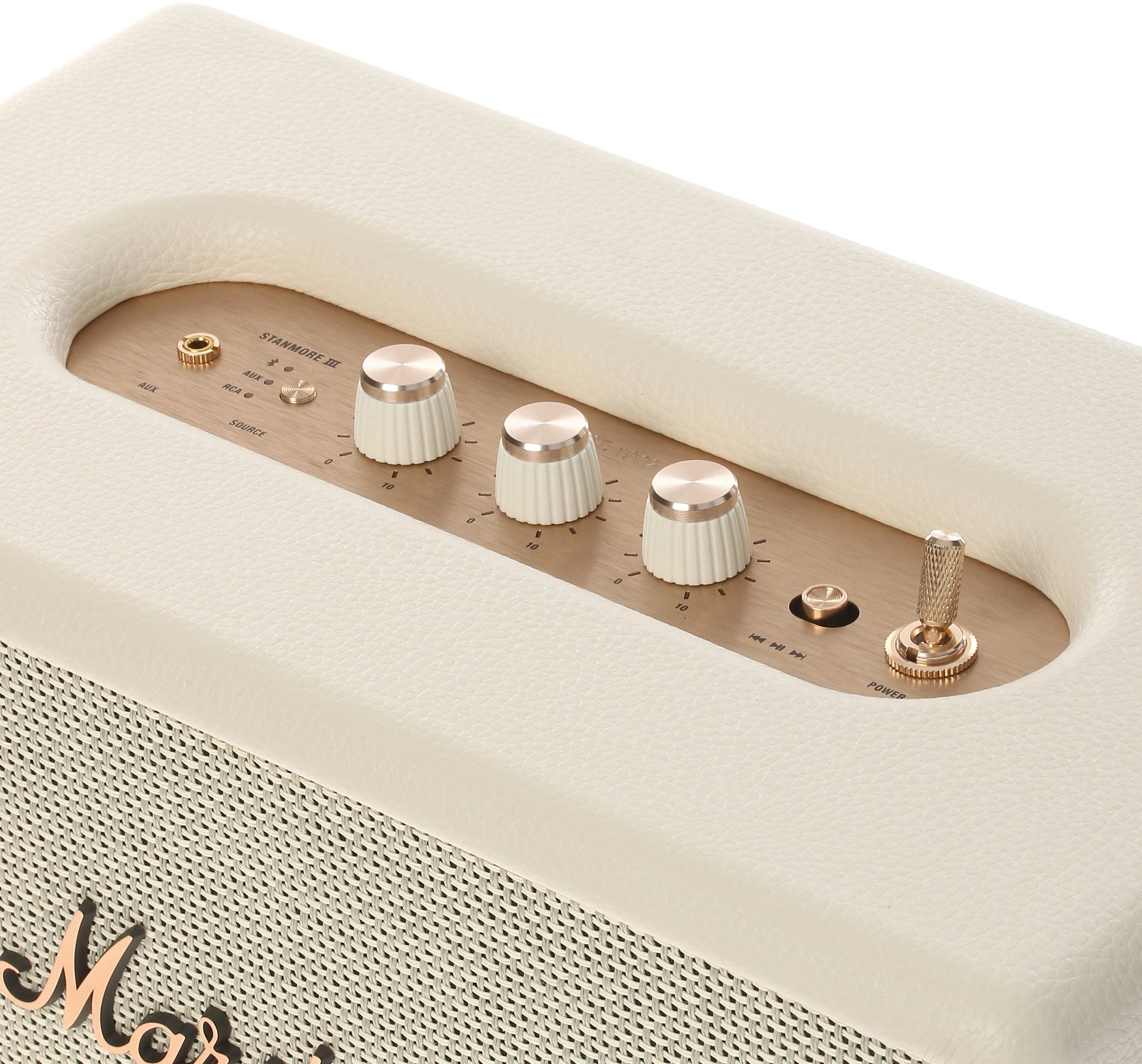 Колонка порт. Marshall Stanmore III бежевый 80W 2.1 BT/3.5Jack 10м — миниатюра 4