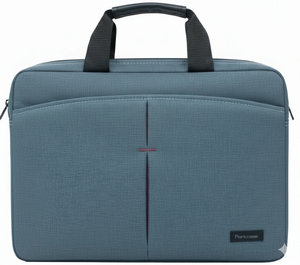 Сумка для ноутбука 15.6" Portcase KCB-162 серый нейлон/полиэстер (KCB-162 GREY) — миниатюра 12