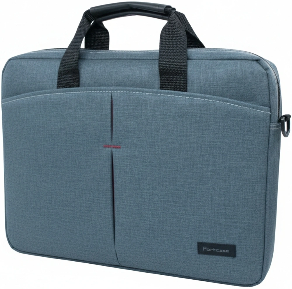 Сумка для ноутбука 15.6" Portcase KCB-162 серый нейлон/полиэстер (KCB-162 GREY) — миниатюра 14
