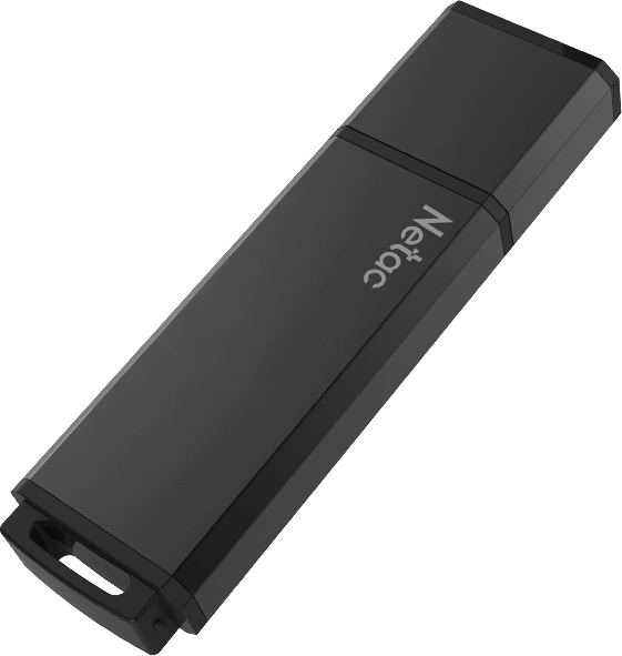 Флеш Диск Netac 128GB U351 NT03U351N-128G-32BK USB3.0 серый — миниатюра 2