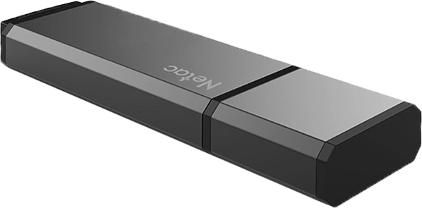Флеш Диск Netac 128GB U351 NT03U351N-128G-32BK USB3.0 серый — миниатюра 5