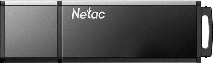 Флеш Диск Netac 64GB U351 NT03U351N-064G-32BK USB3.0 серый — фото 1