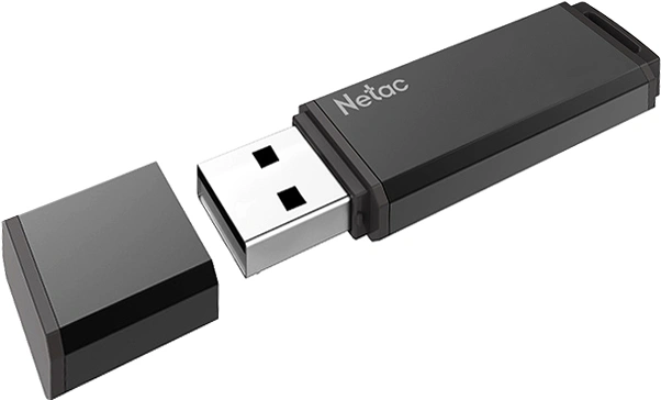 Флеш Диск Netac 16GB U351 NT03U351N-016G-32BK USB3.0 серый — миниатюра 3