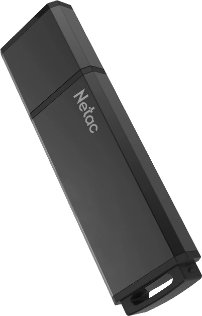 Флеш Диск Netac 16GB U351 NT03U351N-016G-32BK USB3.0 серый — миниатюра 4