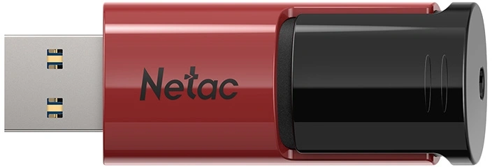 Флеш Диск Netac 64GB U182 NT03U182N-064G-32RE USB3.2 красный/черный — фото 1