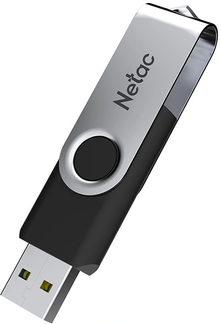 Флеш Диск Netac 128GB U505 NT03U505N-128G-32BK USB3.0 черный/серебристый — миниатюра 3