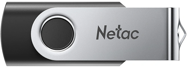 Флеш Диск Netac 64GB U505 NT03U505N-064G-32BK USB3.0 черный/серебристый — фото 1