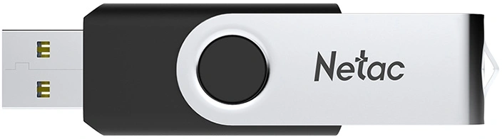 Флеш Диск Netac 64GB U505 NT03U505N-064G-32BK USB3.0 черный/серебристый — миниатюра 2