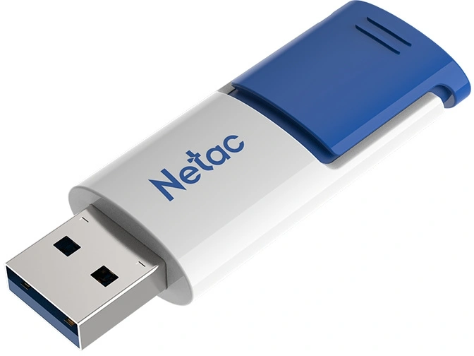 Флеш Диск Netac 32GB U182 NT03U182N-032G-32BL USB3.2 синий/белый — миниатюра 2