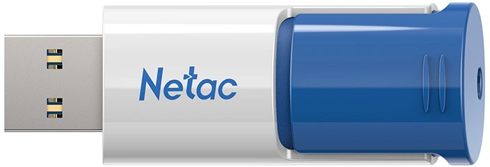Флеш Диск Netac 128GB U182 NT03U182N-128G-32BL USB3.2 синий/белый — фото 1