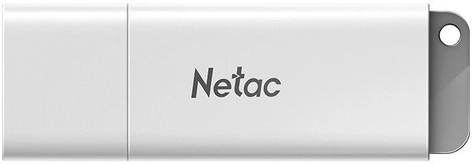 Флеш Диск Netac 64GB U185 NT03U185N-064G-32WH USB3.0 белый — фото 1