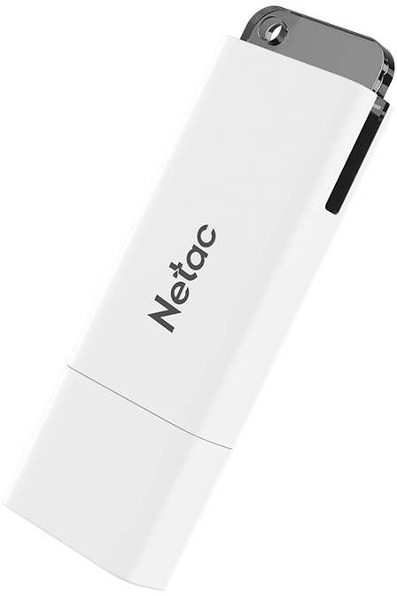 Флеш Диск Netac 64GB U185 NT03U185N-064G-32WH USB3.0 белый — миниатюра 4