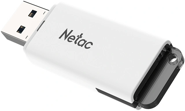 Флеш Диск Netac 256GB U185 NT03U185N-256G-32WH USB3.0 белый — миниатюра 3