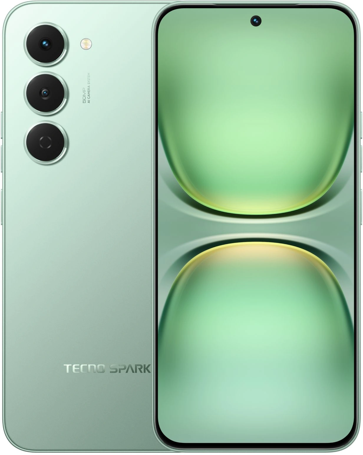 Смартфон Tecno Spark 40 Pro 256Gb 8Gb зеленый (KM6 256+8 BAMBOO GREEN)